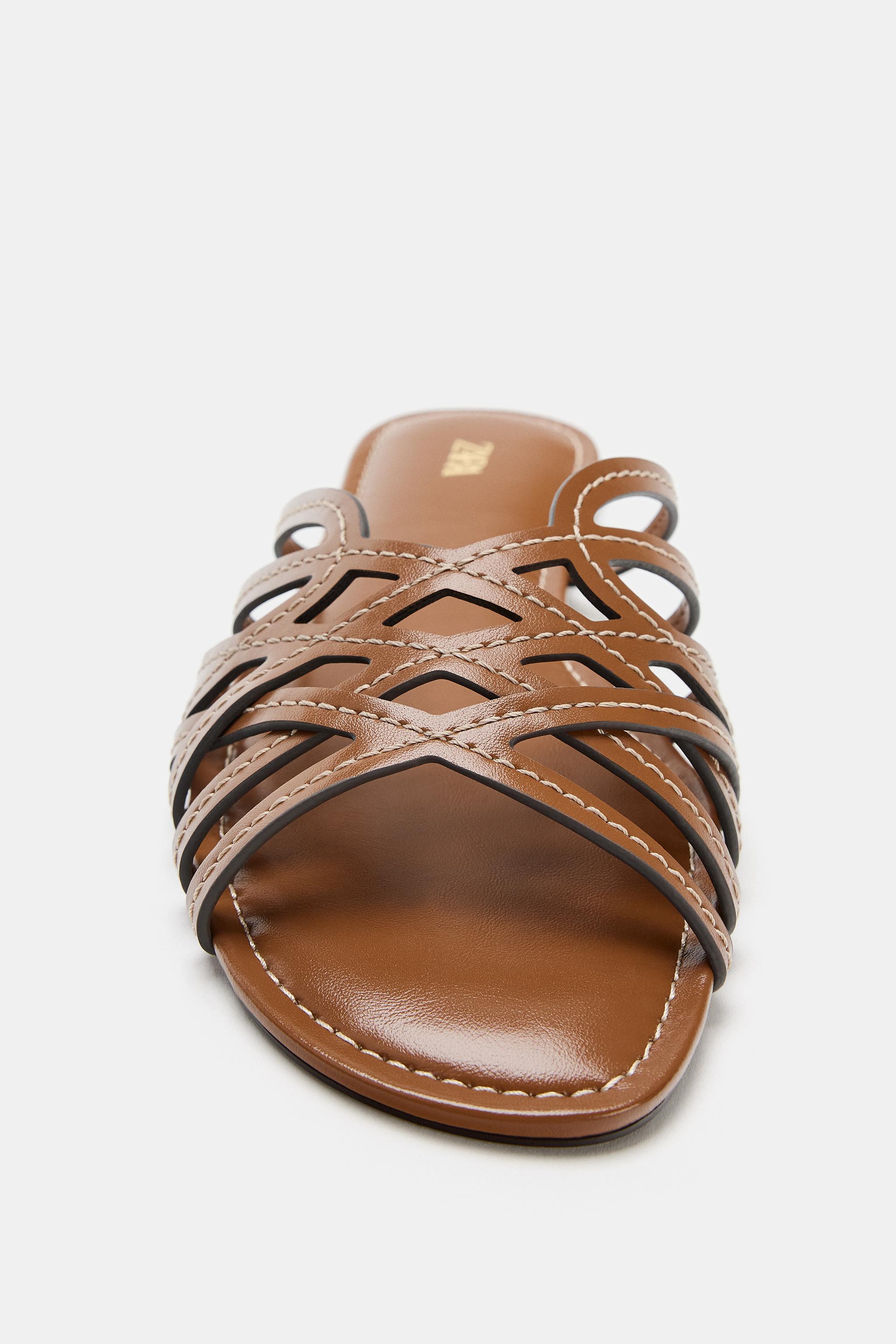 MULTI-STRAP FLAT SANDALS